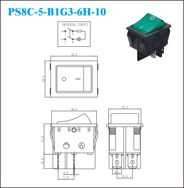 PS8C-5-B1G3-6H-10